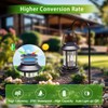 Beautyard Outdoor Solar Candles Lights Flickering Decorative Lantern Stake Lighting