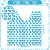 Drydiet 100 Pcs Disposable Toilet Mats Absorbent Toilet Floor Protector