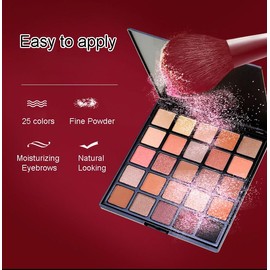 zalati Eyeshadow Palettes Long Lasting Glitter Waterproof Sweatproof Eyeshadow Kit for All Skin Types Makeup Beauty - 25 Colors