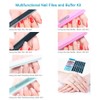 Pingispower Nail Files Kit, 15PCS Professional Nail Files and Buffers