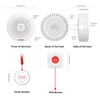 Hapippofa Caregiver Call Button WiFi Elderly Alert Call Button Life