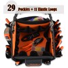 WELKINLAND 40-Pockets Tool tote, 25L Tote tool bag, Tech tools