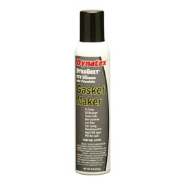 Dynatex 47182 DynaGrey Low Volatile RTV Silicone Gasket Maker, -85 to 500 Degree F, 8 oz Automatic Can, Grey