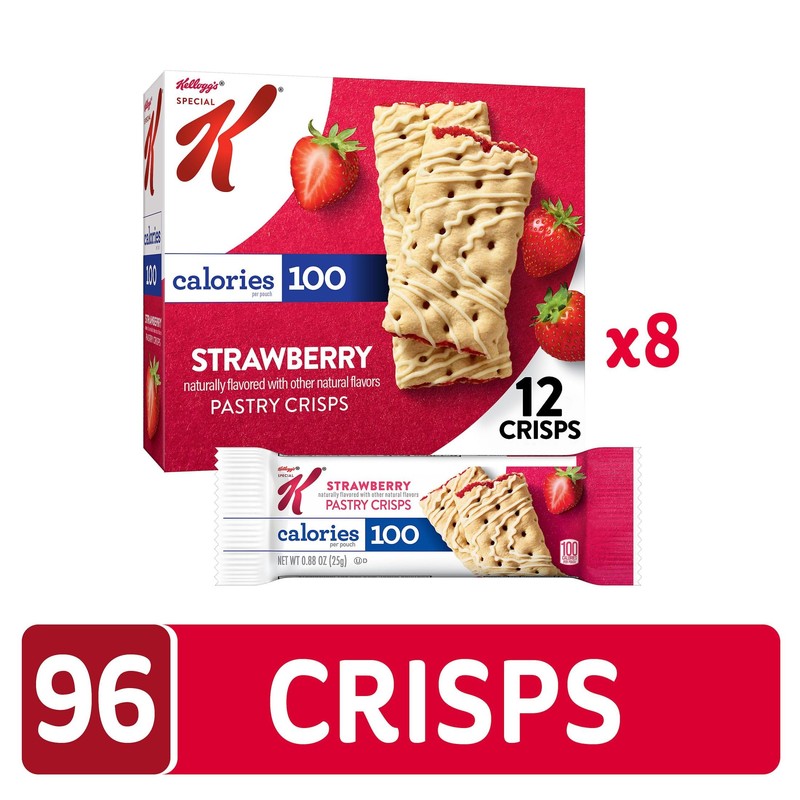 Special K Bar Pastry Crisps, Breakfast Bars, 100 Calorie Snacks,