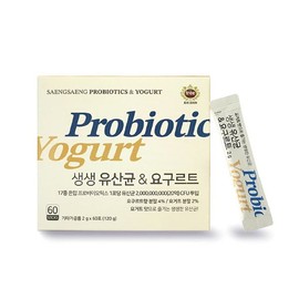 트리코리아 생생 유산균 요구르트 60포 프로바이오틱스 20억 CFU Trikorea Live Probiotic Yogurt 60 Sachets 2 Billion CFU