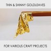 100 Sheets Imitation Gold Foil Paper, 14x14cm Gold Leaf Sheets,