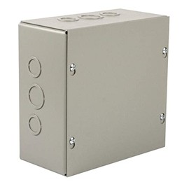 Junc Box Enclsr, Mtllic, 8In.Hx8In.Wx6In.D