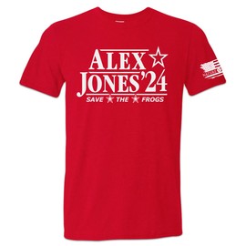 Nature V Society Alex Jones 2024 Shirt - Fight The New World Order 1776 Awake Not Woke - (Red, 2XL)