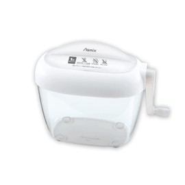 Asuka HS60W Hand Shredder Straight Cut 3.5mm Personal Information Protection Shock Absorber White