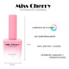 Miss Cherry Gel Polish Base Semipermanente Uvled 5pz 15ml