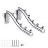 Wall Mounted Clothes Hanger Rack Folding, Clothes Hook, Stainless Steel