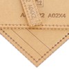 4Pcs Acrylic Template Card Holder DIY HandMade Leather Pattern Drawing