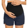 PACBREEZE - Pantalones cortos de maternidad para mujer, con forro