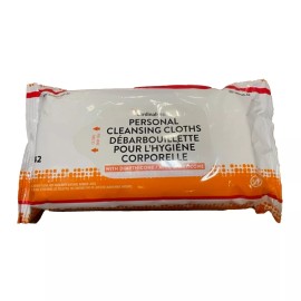 CARDINAL HEALTH - MED Personal Cleansing Cloth 32% Dimethicone Non-Flushable Scent Free PK of 42
