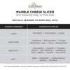 Fox Run 3852 Marble Cheese Slicer with 2 Replacement Wires,