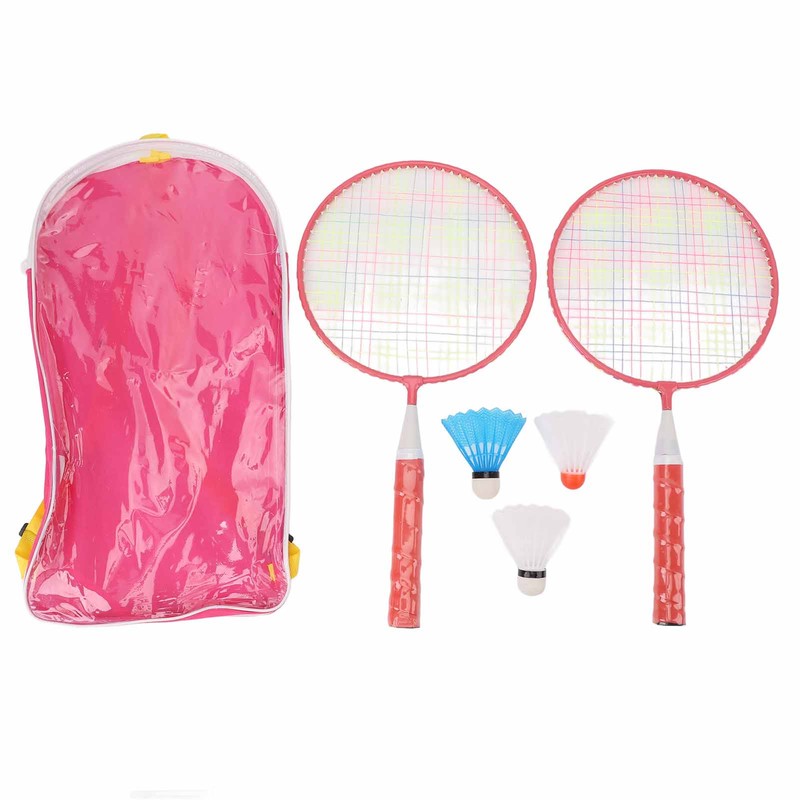 Kids Badminton Racket Set Lightweight Easy Grip Badminton Racquets for