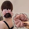 Decorative Hair Scrunchie for Women's Fashion White 5ea