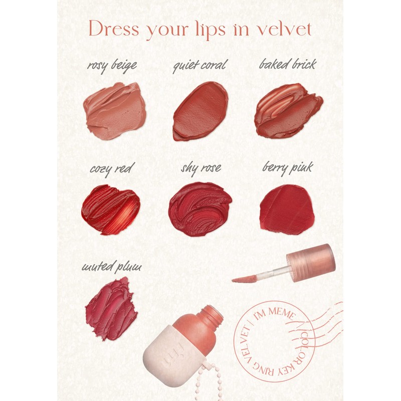 I'M MEME Color Key Ring Velvet Lip Tint - 07