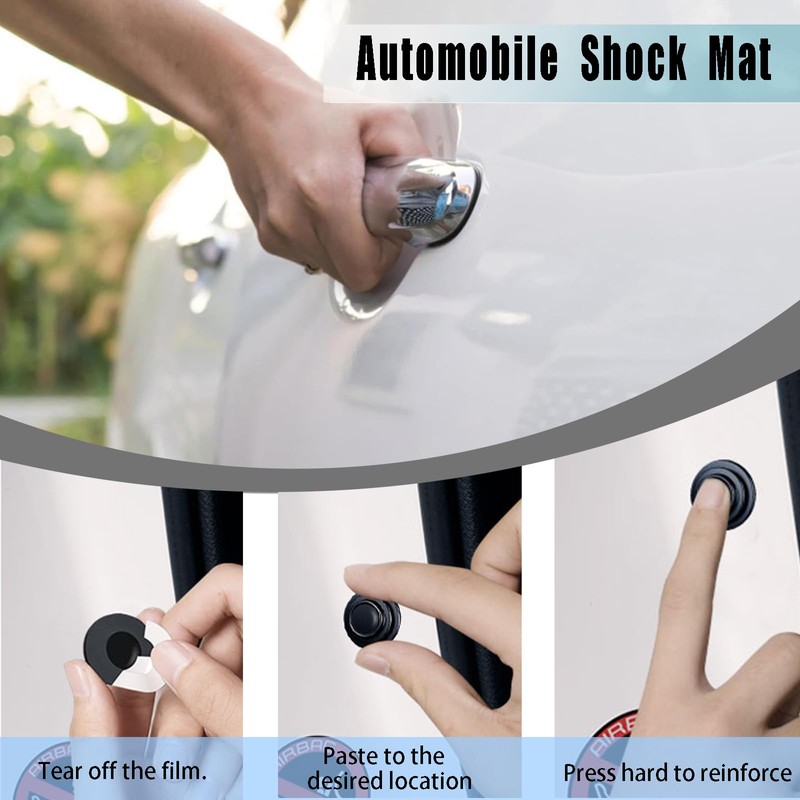 20PCS Car Door Shock Absorber & Soundproof Stickers Bundle -