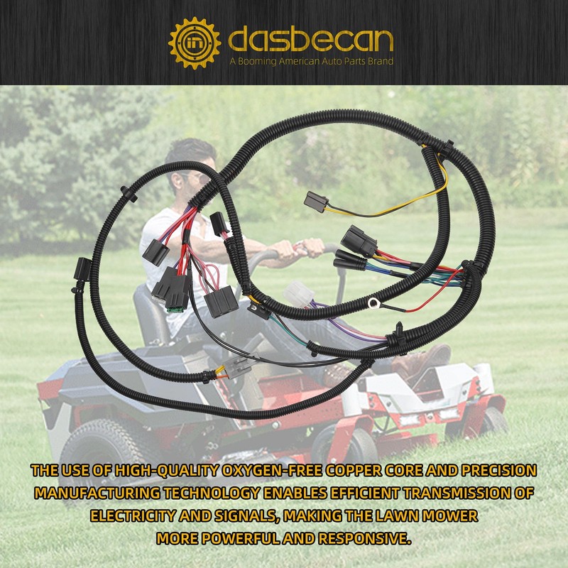 Dasbecan Lawn Mower Wiring Harness Kit Compatible with Toro TimeCutter