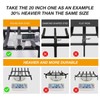 Fireplace Grate 17 Inch Solid Round Steel 3/4" Bar Heavy