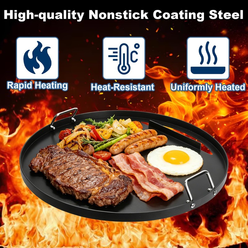 Full Size Griddle Insert for Weber 22 Inch Charcoal Grills