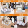Idealiveny Stackable-File-Organizers for Office Supply Organizers with 2-Tier Paper Letter