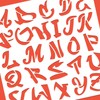 BENECREAT Graffiti Letters Stencil 30x30cm, Street Graffiti Uppercase Alphabet Reusable