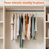 Closet Rods for Hanging Clothes 17 to 87 Inches Metal
