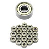 QWORK® 20 Packs 608zz ball bearing, Longboard Roller Skate Bearing,
