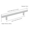 Probrico 15 Pack| White Kitchen Cabinet Pulls 5 Inch Euro