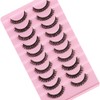 Eyelashes Russian Strip Lashes Natural Fluffy Wispy D Curly Effect
