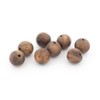 Vintageparts Sandalwood Beads 10 mm 8 Pieces DIY Jewellery Beads
