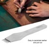 Leather Pricking Iron High Speed Steel Mirror Polished Round Cutting