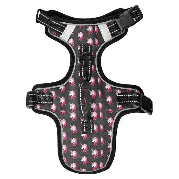 xigua Unicorn Dog Harness, No Pull Pet Vest Harness Reflective