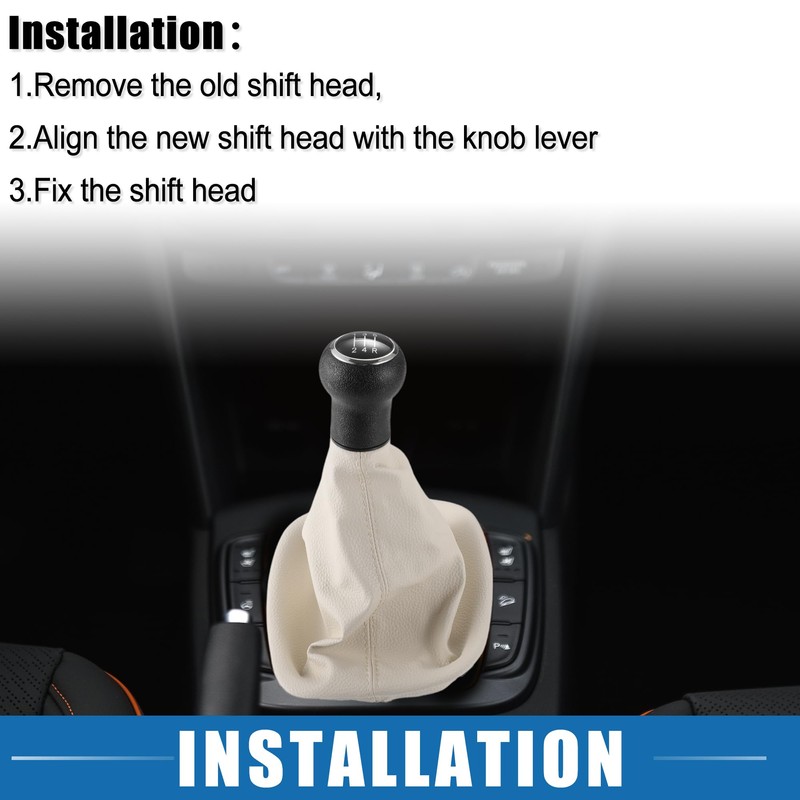 A ABSOPRO 5 Speed Manual Transmission Gear Knob for Volkswagen