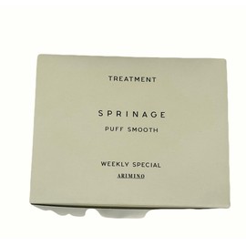 Sprinage Treatment, Puff Smooth α, 1.2 oz (36 g) x 9 Pieces, WEEKLY SPECIL, Off-White