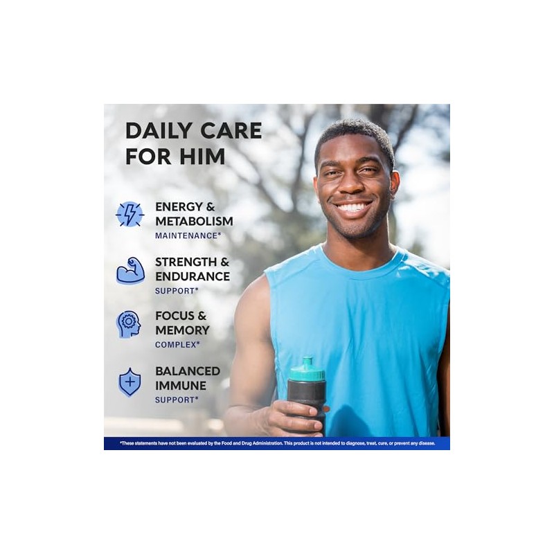 Multivitamin for Men - B-Complex | Whole Foods & Enzymes