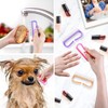 Wzenclave Cepillo de dedos de mango para 4 uñas limpias,