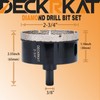 2-3/4 inch Diamond Hole-Saw Bits with Pilot Drill Bit -2-3/4"