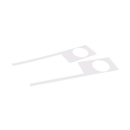 Stainless Steel Front Bumper Fog Light Fog Lamp Bezel Cover Trim Panel,Front Fog Light Bezels Covers for Hummer H2 2003-2009