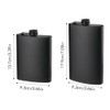 AUTUUCKEE 2 Pcs Hip Flasks, 8 Oz & 12 Oz,