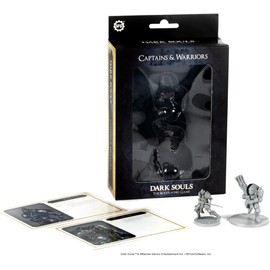 Dark Souls RPG: Captains & Warriors – Miniatures by Steamforged Games Ltd -Unpainted – Compatible with DND and Other Tabletop RPG Games