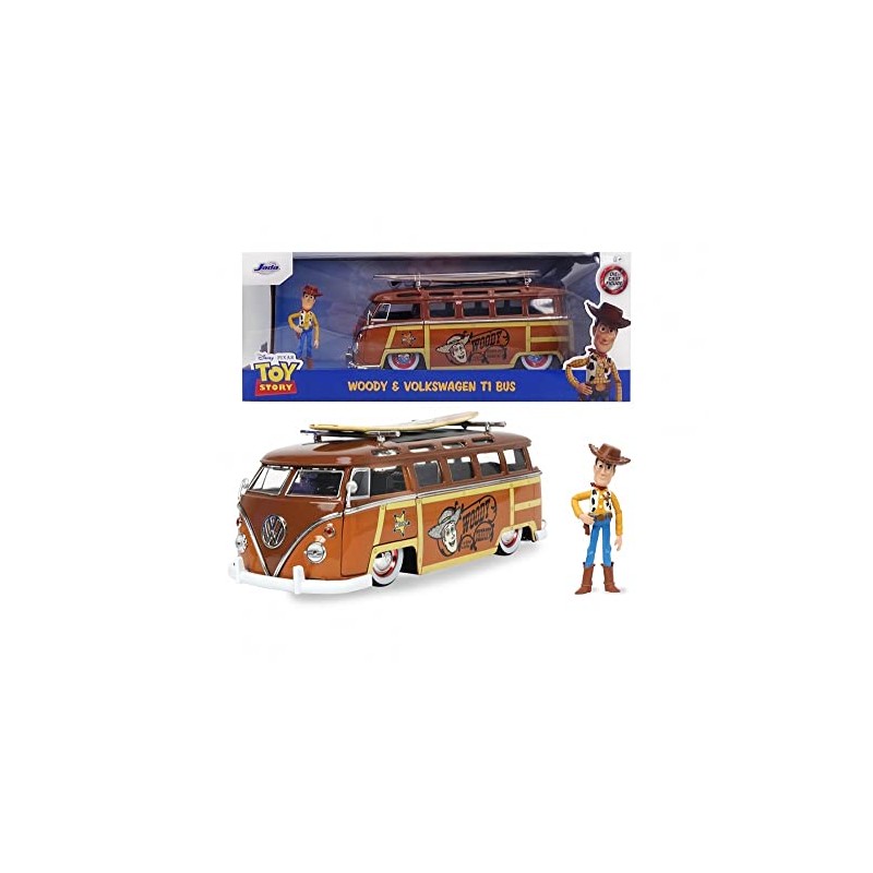 Jada Toys Woody Van with Figure, 1:24, Multi-Colour