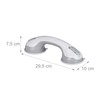 Relaxdays Suction Handle, Set of 2, Grab Bar for Shower