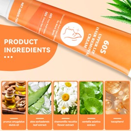 20g Gesichtshaarentfernung Creme, Hair Removal Cream, Enthaarungscreme Gesicht, Upper Lip Hair Cream, Gentle Formula, schmerzfreie, Haarentfernungscreme für Lippen, Wangen, Haar