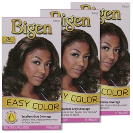 2N Bigen Easy Color for Women Deep Espresso-New Formula, New Look - 3 Pack