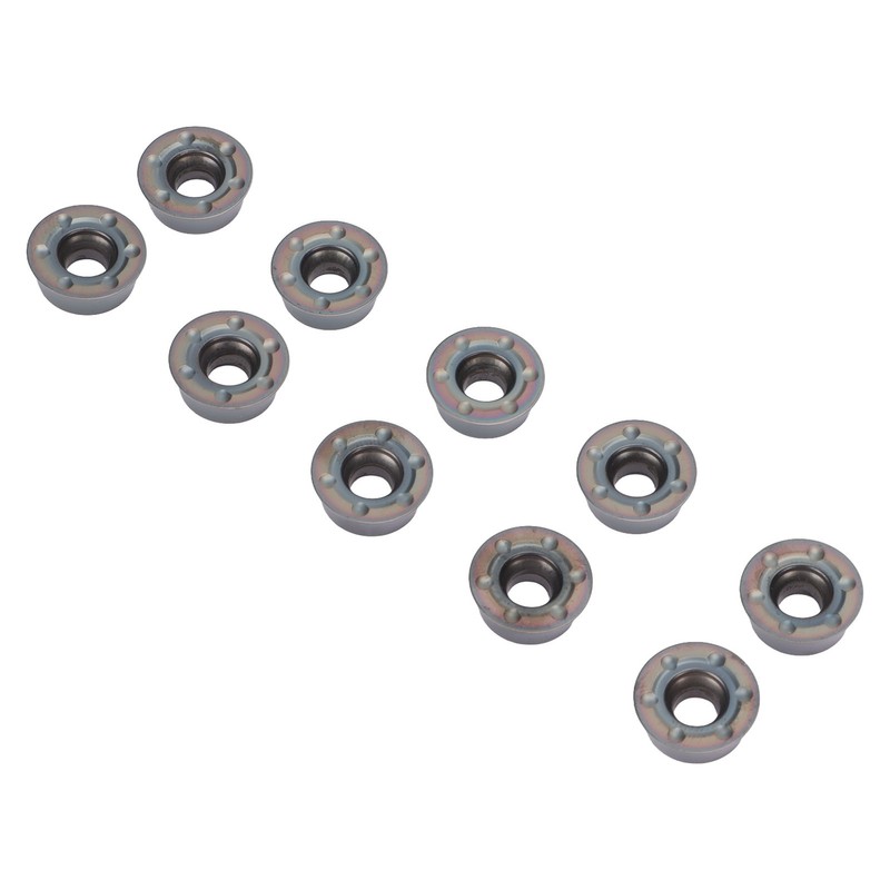 10Pcs Carbide Turning Inserts Coated Blade CNC Lathe Tool Holder