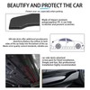 Universal Car Side Skirts 2PCS 19inch/48cm,Black Extension Splitter Lip Pair