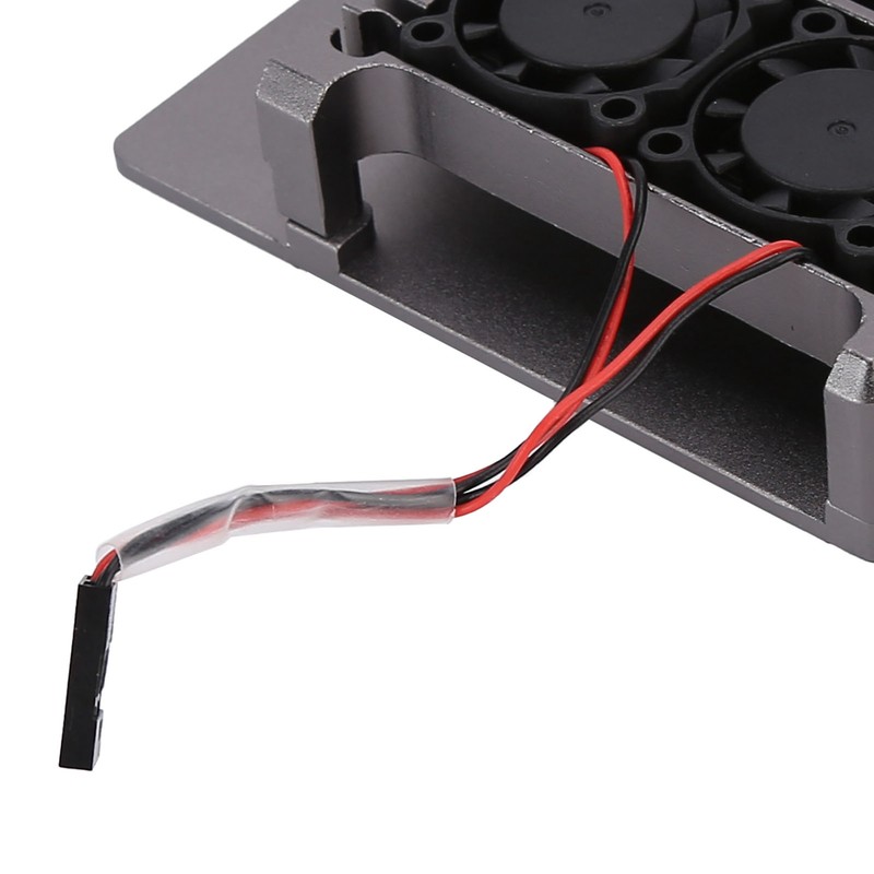 Aluminum Alloy Cooling Case Heat Dissipation Enclosure with Fan for